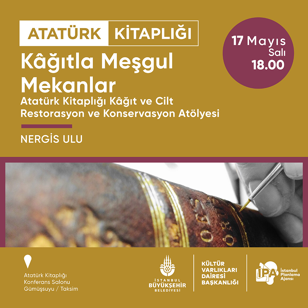 Atatürk Kitaplığı Kağıt ve Cilt  Restorasyon ve Konservasyon Atölyesi