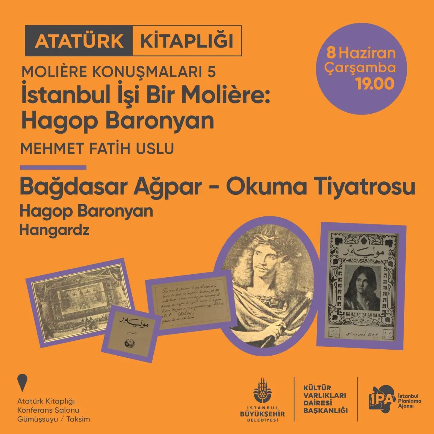 İstanbul İşi Bir Moliere: Hagop Baronyan Hangardz Okuma Tiyatrosu-Hagop Baronyan