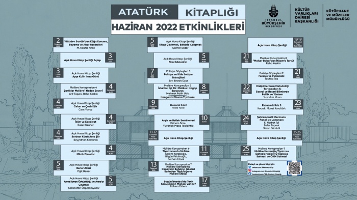 Atatürk Kitaplığı Haziran Ayı Etkinlik Takvimi