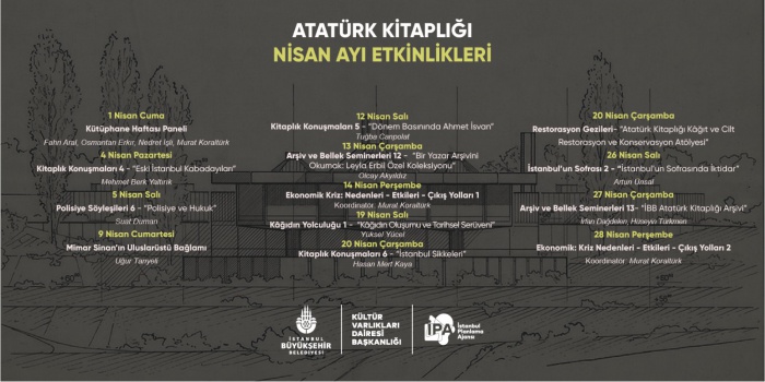 Atatürk Kitaplığı Nisan Ayı Etkinlik Takvimi